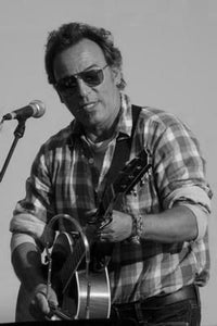 Bruce Springsteen black and white poster