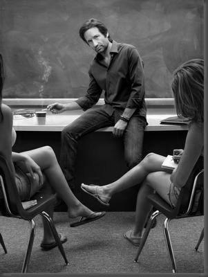 David Duchovny Poster Black and White Poster 27"x40" The Poster Depot