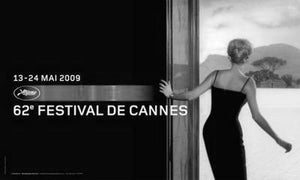 Cannes Festival black and white poster