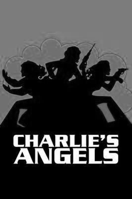 Charlies Angels black and white poster