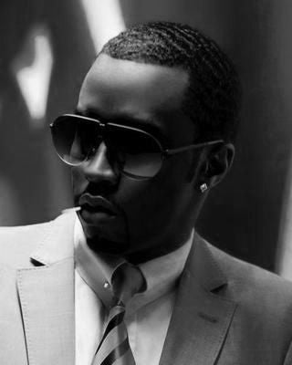 Diddy Poster Black and White Mini Poster 11"x17"