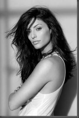 Erica Cerra Poster Black and White Mini Poster 11"x17"