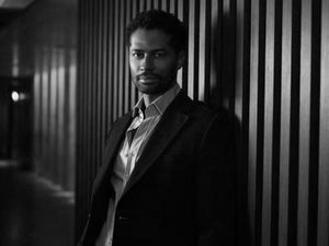 Eric Benet black and white poster
