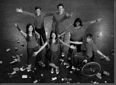 Glee Poster Black and White Poster 16x24 The Poster Depot