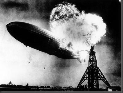 Hindenberg The poster tin Metal Print Wall Art