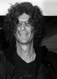Howard Stern black and white poster