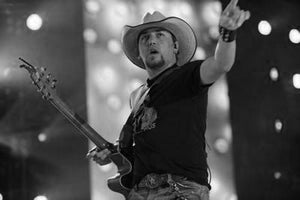 Jason Aldean Poster Black and White Mini Poster 11"x17"