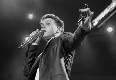 Jesse Mccartney Poster Black and White Poster 24x36 The Poster Depot