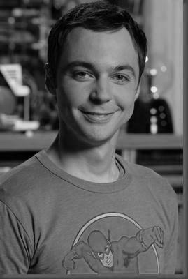 Jim Parsons black and white poster