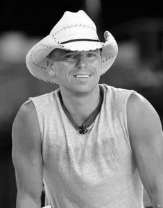 Kenny Chesney Poster Black and White Mini Poster 11"x17"