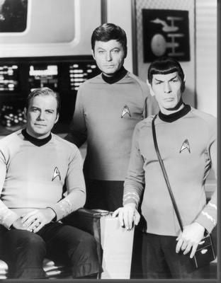 Star Trek Poster Black and White Mini Poster 11"x17"