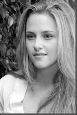Kristen Stewart black and white poster