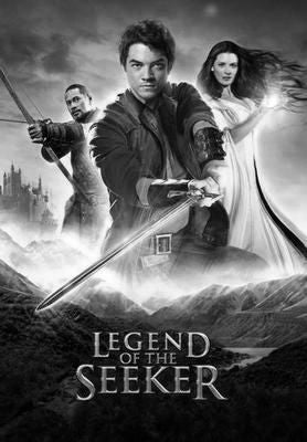 Legend Of The Seeker Poster Black and White Mini Poster 11"x17"