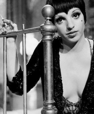Liza Minnelli black and white poster