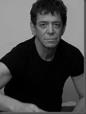 Lou Reed black and white poster