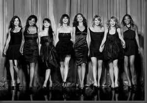 L Word Cast Poster Black and White Mini Poster 11"x17"