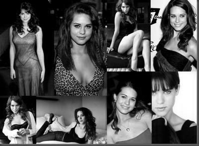 Lyndsy Fonseca Poster Black and White Mini Poster 11