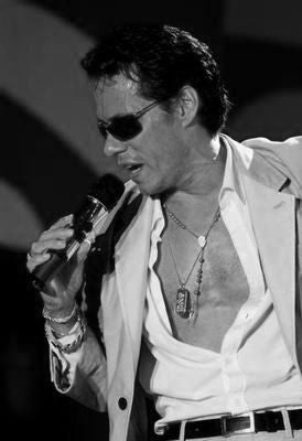 Marc Anthony Poster Black and White Mini Poster 11"x17"