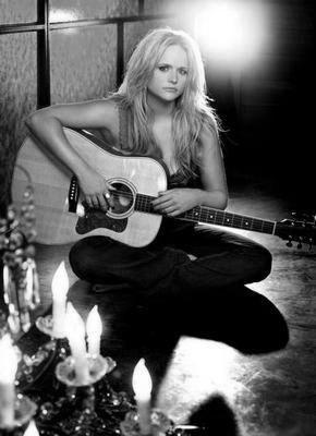Miranda Lambert black and white poster