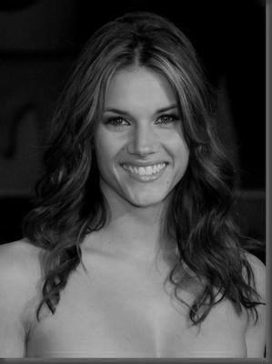 Missy Peregrym black and white poster