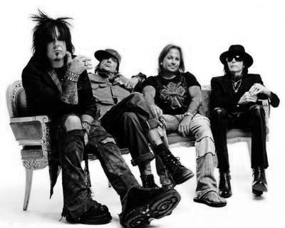Motley Crue poster Black and White poster for sale cheap United States USA