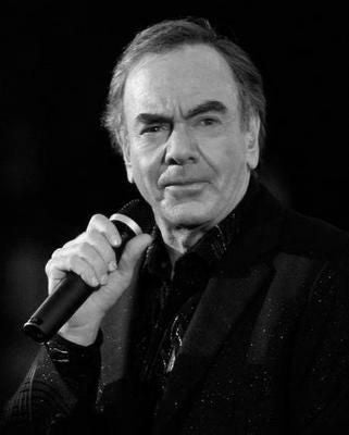 Neil Diamond poster Black and White poster for sale cheap United States USA