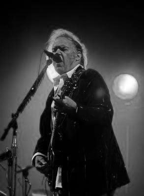 Neil Young Poster Black and White Mini Poster 11"x17"