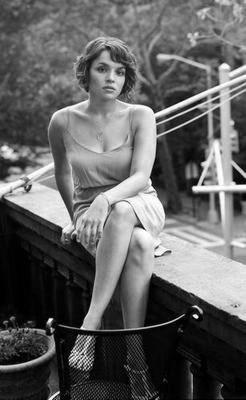 Norah Jones black and white poster