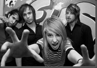 Paramore Poster Black and White Mini Poster 11