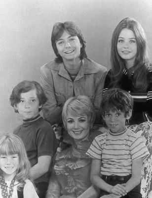 Partridge Family The black and white poster