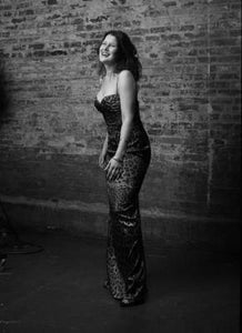 Paula Cole black and white poster