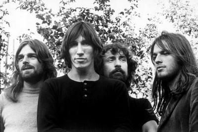 Pink Floyd Poster Black and White Mini Poster 11
