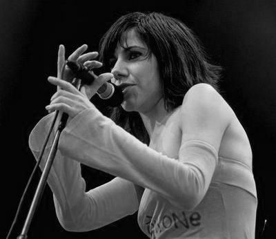 Pj Harvey Poster Black and White Mini Poster 11"x17"
