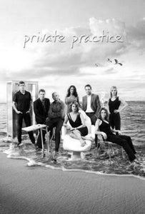 Private Practice black and white poster