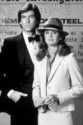Remington Steele poster Black and White poster for sale cheap United States USA
