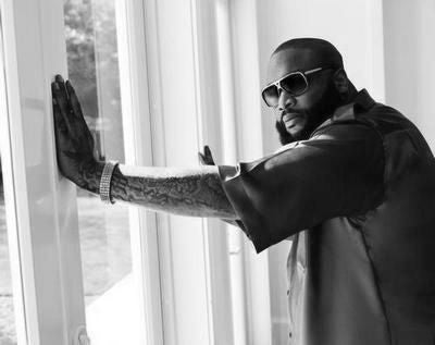 Rick Ross Poster Black and White Mini Poster 11"x17"