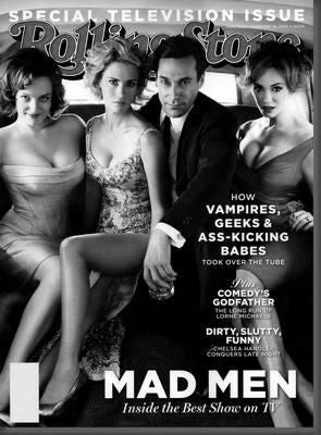Mad Men Poster Black and White Mini Poster 11"x17"