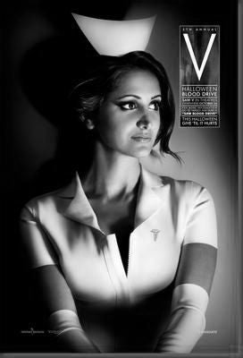 Saw V Halloween Blood Drive Poster Black and White Poster 24x36 The Poster Depot