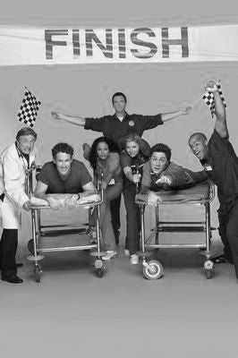 Scrubs Poster Black and White Mini Poster 11"x17"
