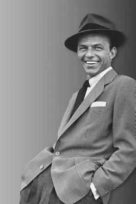 Frank Sinatra Poster Black and White Poster 27"x40" The Poster Depot