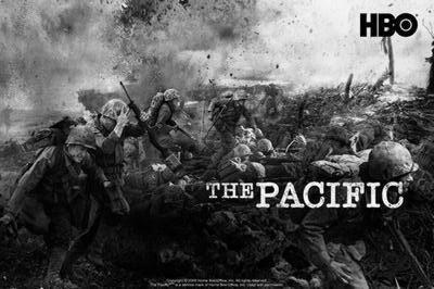 Pacific The black and white poster