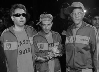 Beastie Boys black and white poster