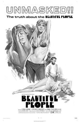 Beautiful People Black and White Poster 24
