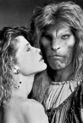 Beauty And The Beast black and white poster