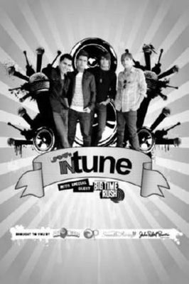 Big Time Rush Poster Black and White Mini Poster 11"x17"
