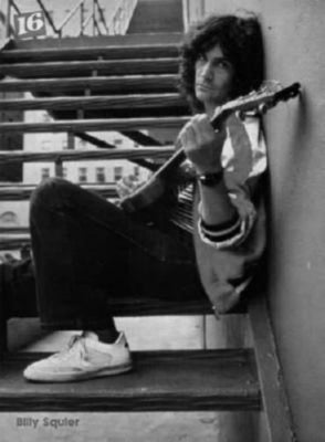 Billy Squier Poster Black and White Mini Poster 11"x17"