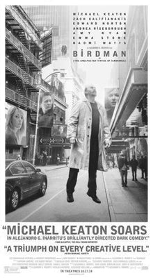 Birdman Black and White Poster 24x36 The Poster Depot