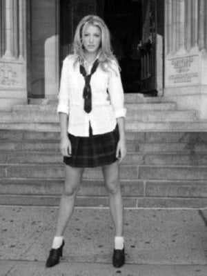Blake Lively Poster Black and White Poster 27"x40" The Poster Depot