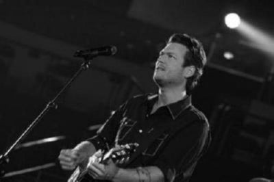 Blake Shelton Black and White Metal Poster Choose Style The Poster Depot