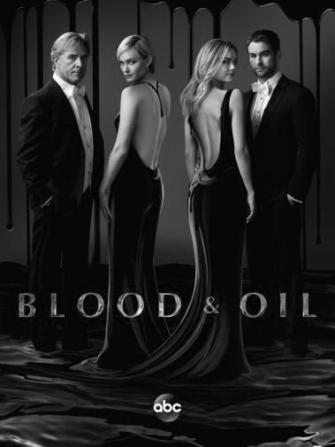 Blood And Oil Poster Black and White Mini Poster 11"x17"